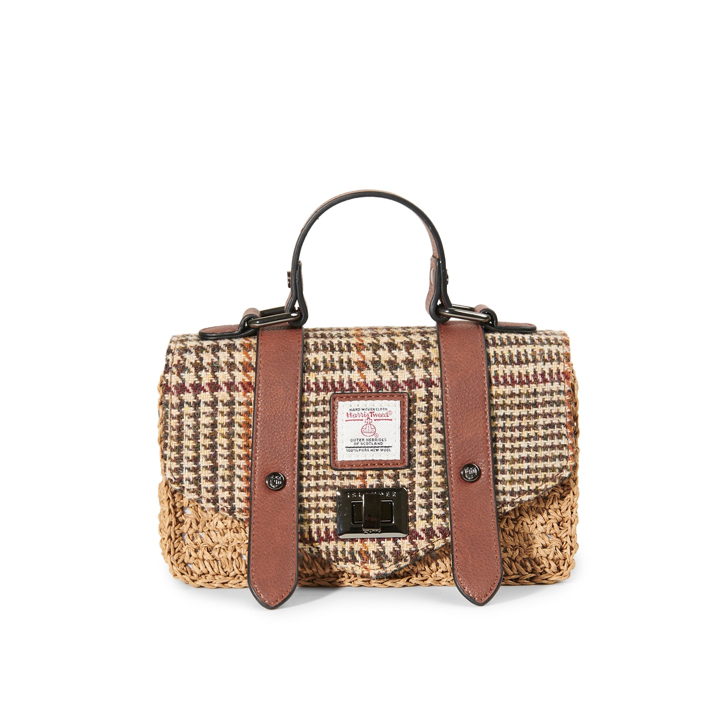 The Mini Straw Satchel