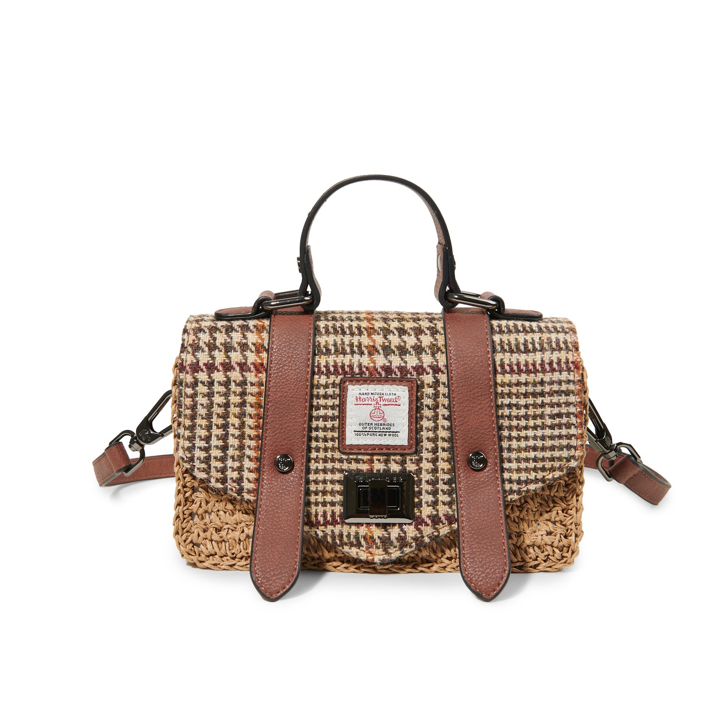 The Mini Straw Satchel