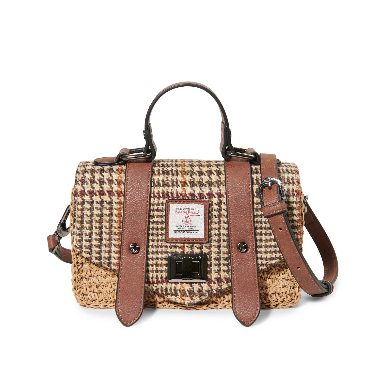 The Mini Straw Satchel