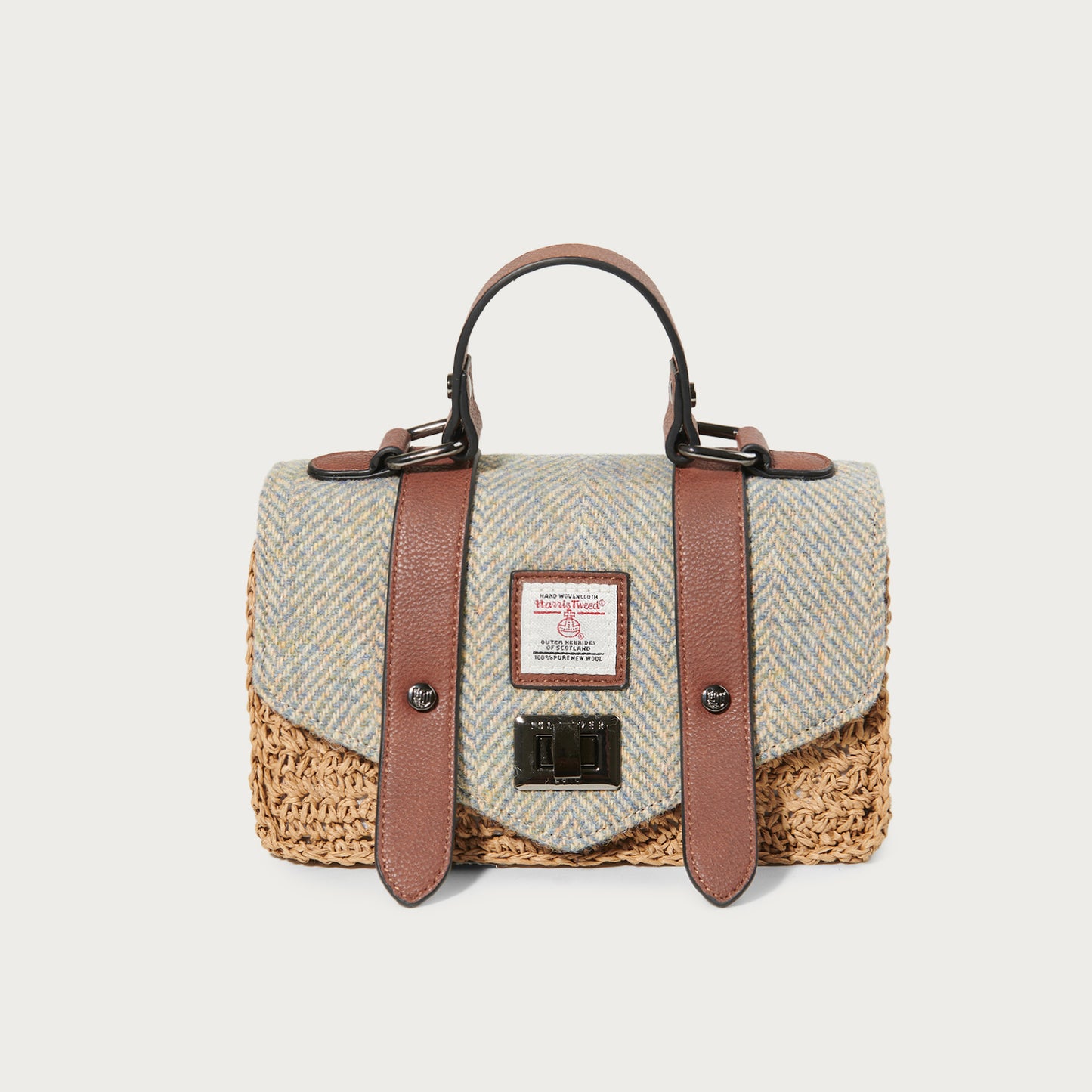 The Mini Straw Satchel