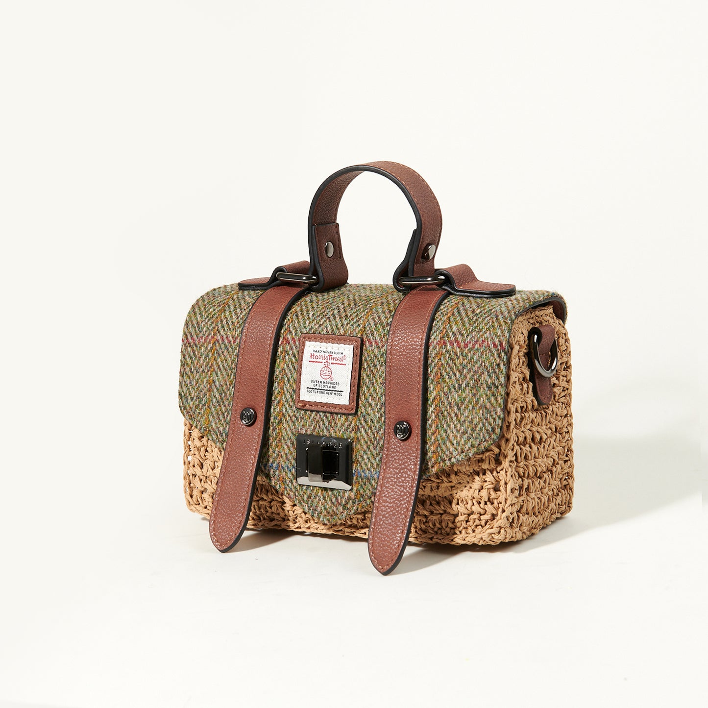 The Mini Straw Satchel