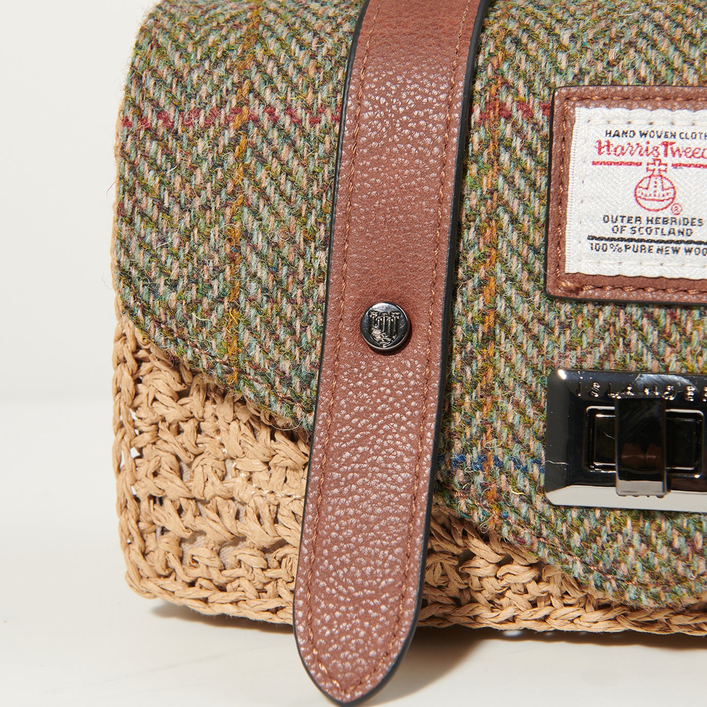 The Mini Straw Satchel