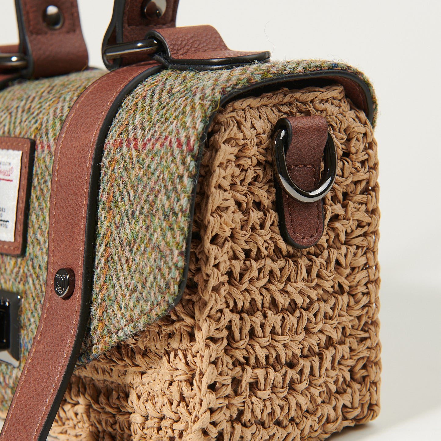 The Mini Straw Satchel
