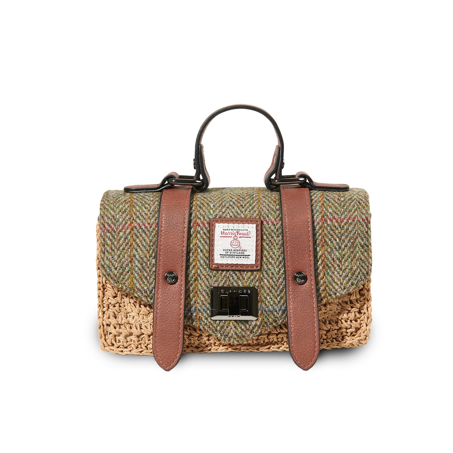 The Mini Straw Satchel
