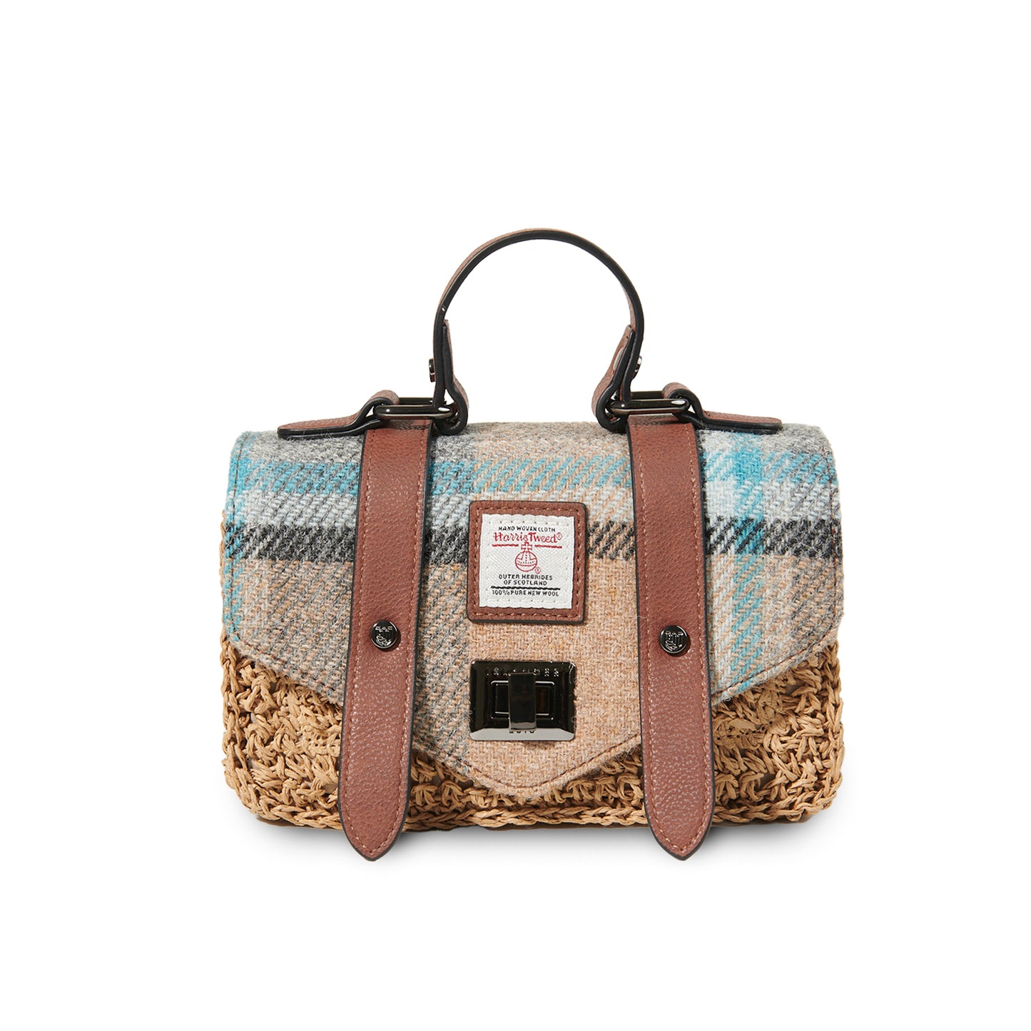 The Mini Straw Satchel