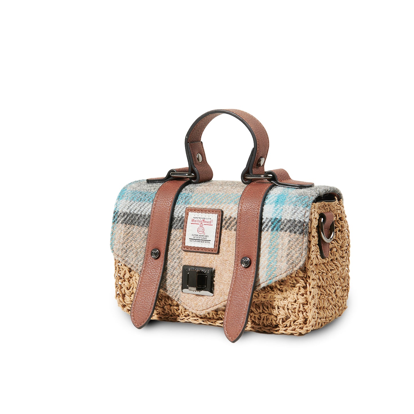 The Mini Straw Satchel