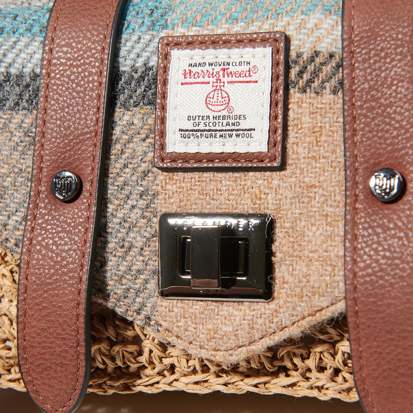The Mini Straw Satchel