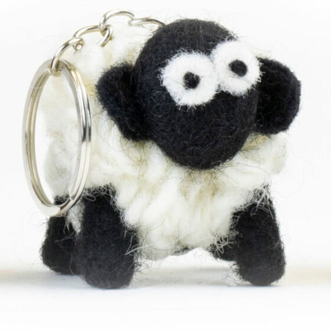 Erin Knitwear Sheep Keyring