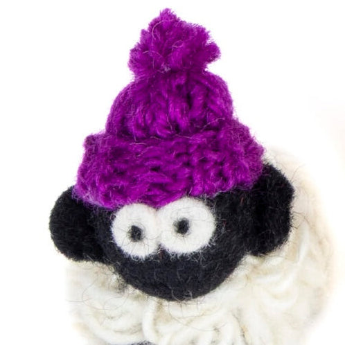 Erin Knitwear Sheep Magnet with Bobble Hat