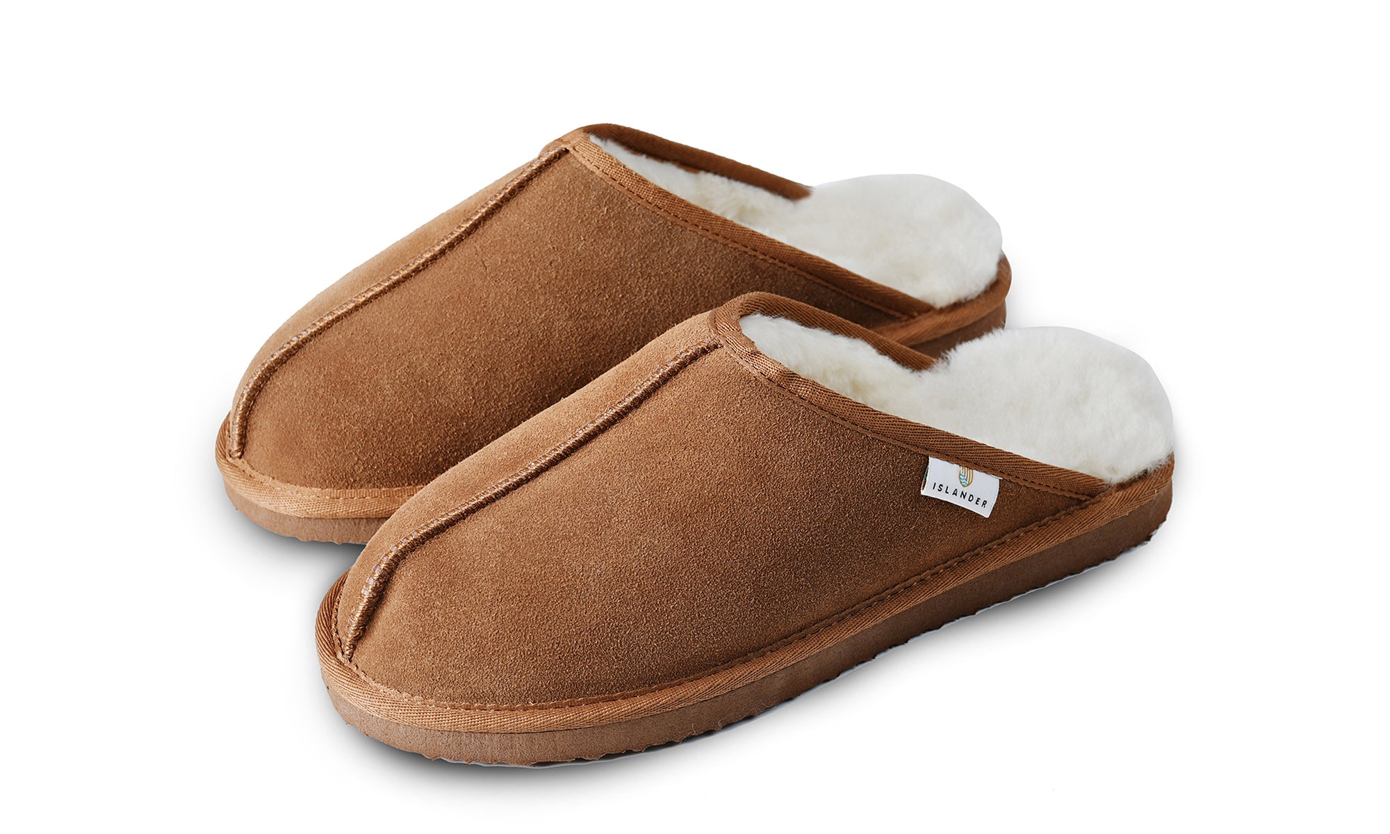 Classic Men's Sheepskin Slippers - Main Image
