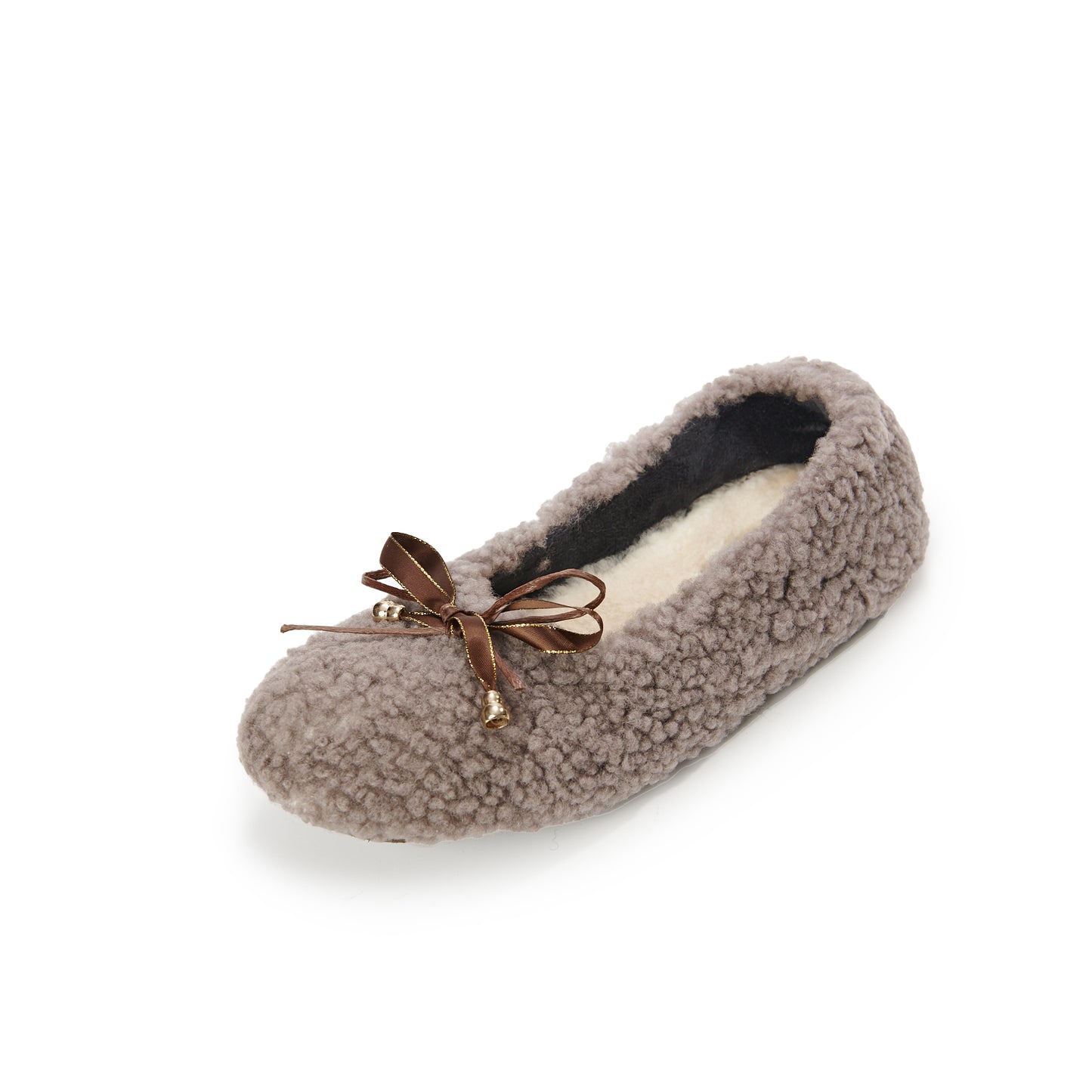 Ladies Sheepskin Ballet Slipper