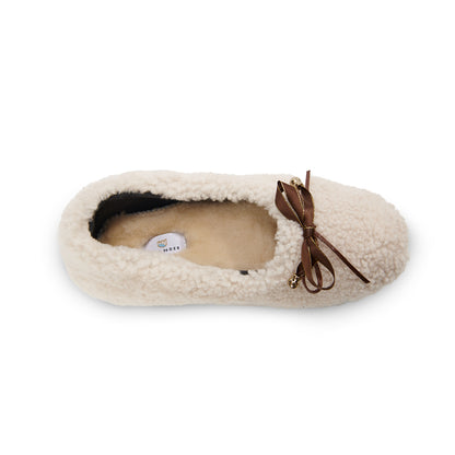 Ladies Sheepskin Ballet Slipper