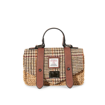 The Mini Straw Satchel