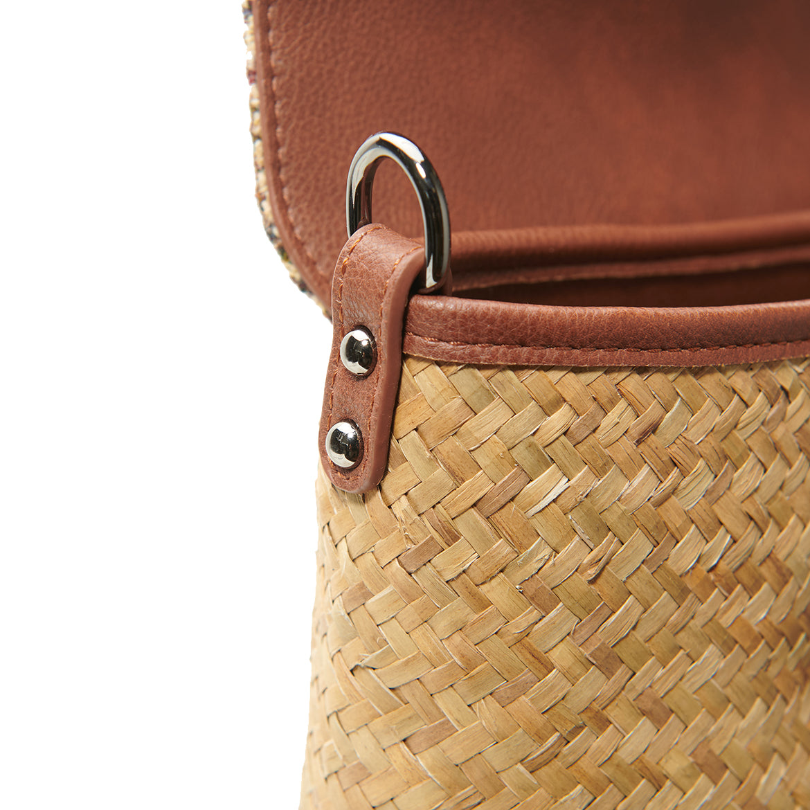 Straw Crossbody Bag