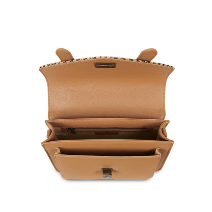 Leather Medium Satchel