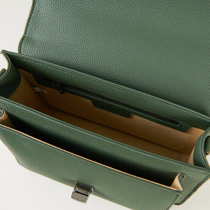 Leather Medium Satchel