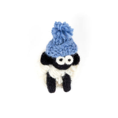 Erin Knitwear Sheep Magnet with Bobble Hat