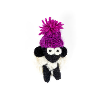 Erin Knitwear Sheep Magnet with Bobble Hat