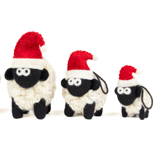 Erin Knitwear Santa Hat Sheep