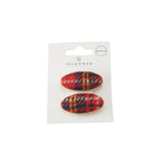 Barrette Hair Clips - Oval