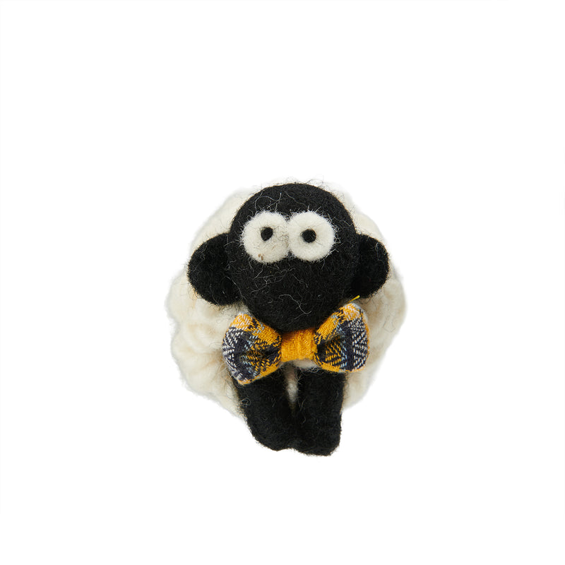 Erin Knitwear Keyring with Tartan Bow tie