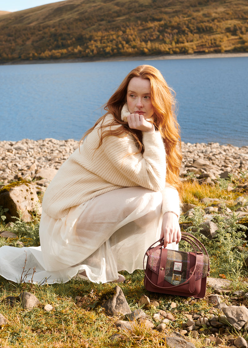 Leather Medium Satchel