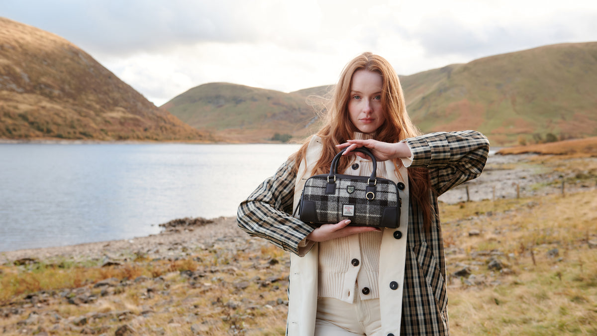 Leather and Harris Tweed®