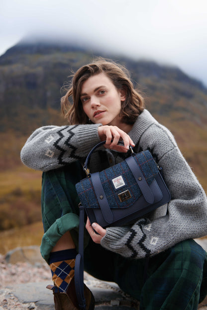 Leather Medium Satchel