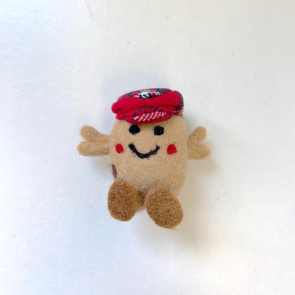 Erin Knitwear Felted Potato Magnet