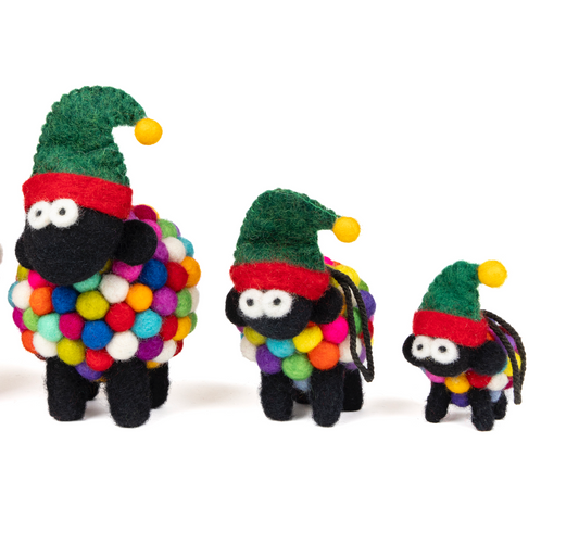 Erin Knitwear Multicolour Small Elf Sheep