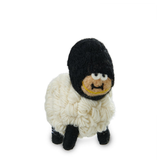 Erin Knitwear Medium Sheep Med Royal Guard White