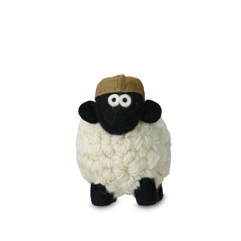 Erin Knitwear Large Sheep With Baseball Cap