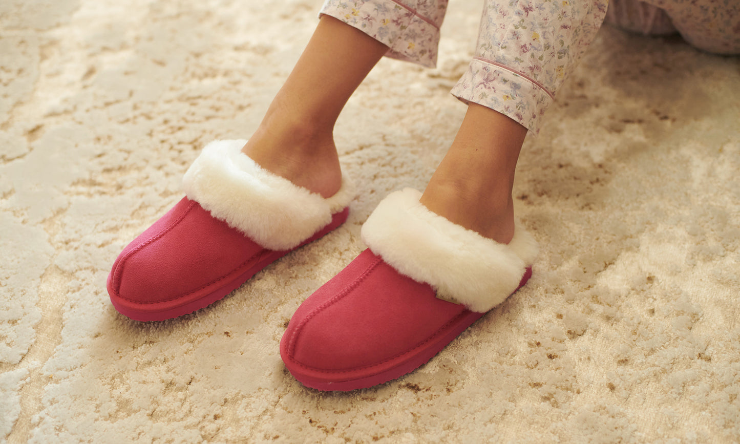 Snow Paw Sheepskin Slippers