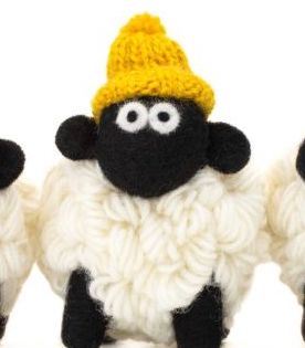 Erin Knitwear Medium Sheep - Bobble Hat