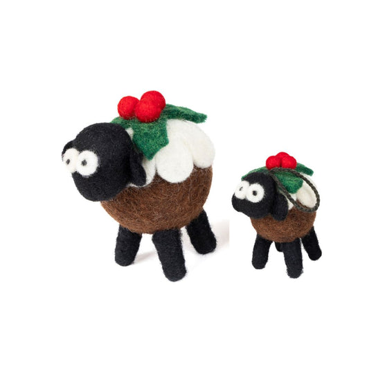 Erin Knitwear Christmas Pudding Sheep