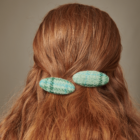 Barrette Hair Clips - Oval