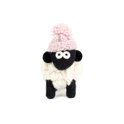 Erin Knitwear Sheep Magnet with Bobble Hat