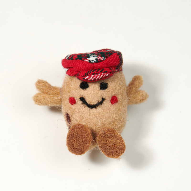 Erin Knitwear Felted Potato Keyring