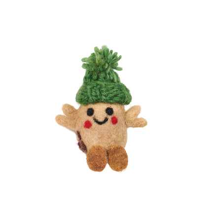 Erin Knitwear Felted Potato Magnet