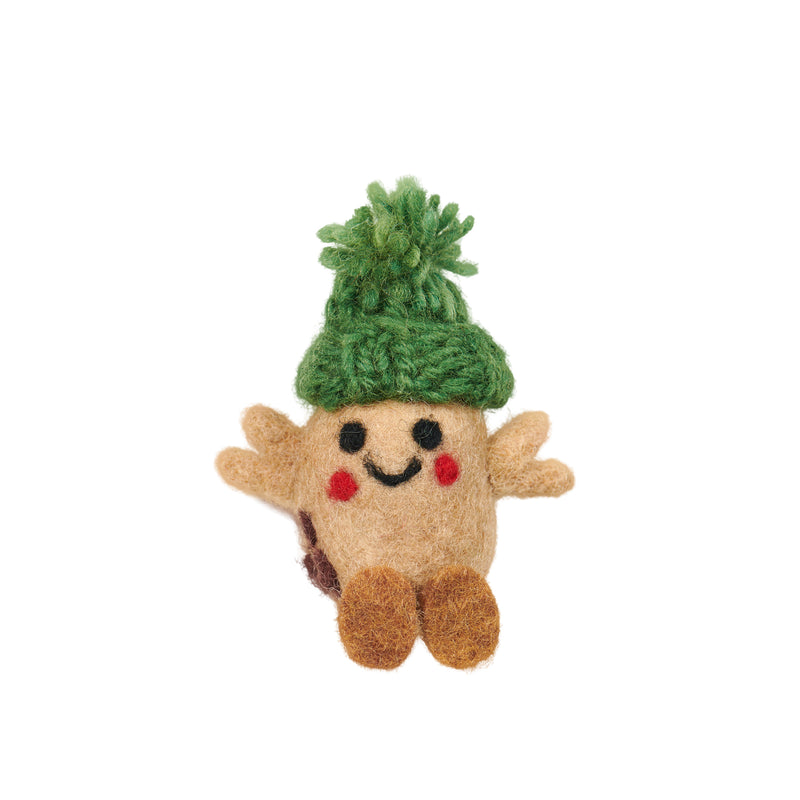 Erin Knitwear Felted Potato Magnet