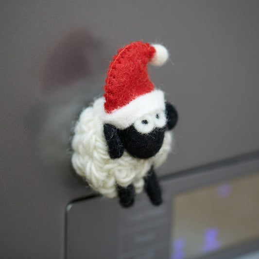 Erin Knitwear Christmas Sheep Magnets