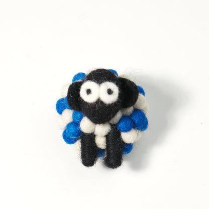 Erin Knitwear Multicolour Sheep Magnet