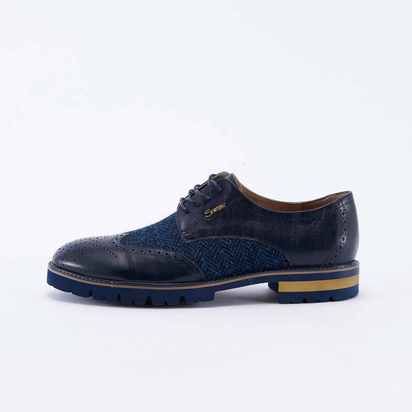 Navy Herringbone / UK7