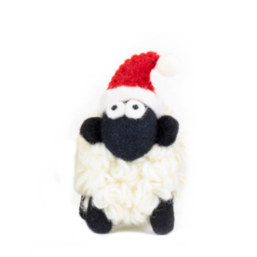 Erin Knitwear Santa Hat Sheep