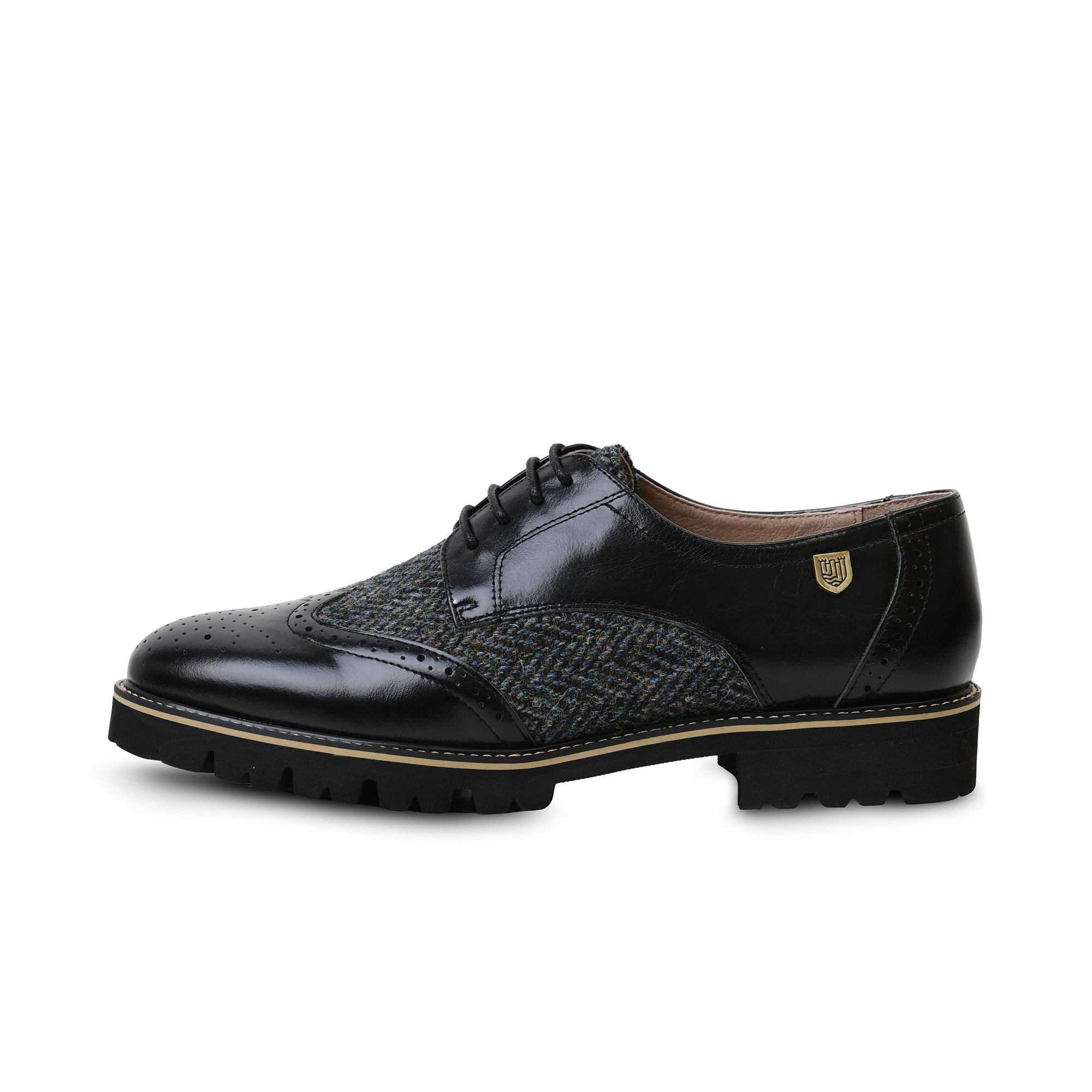 Metallic on sale brogues womens