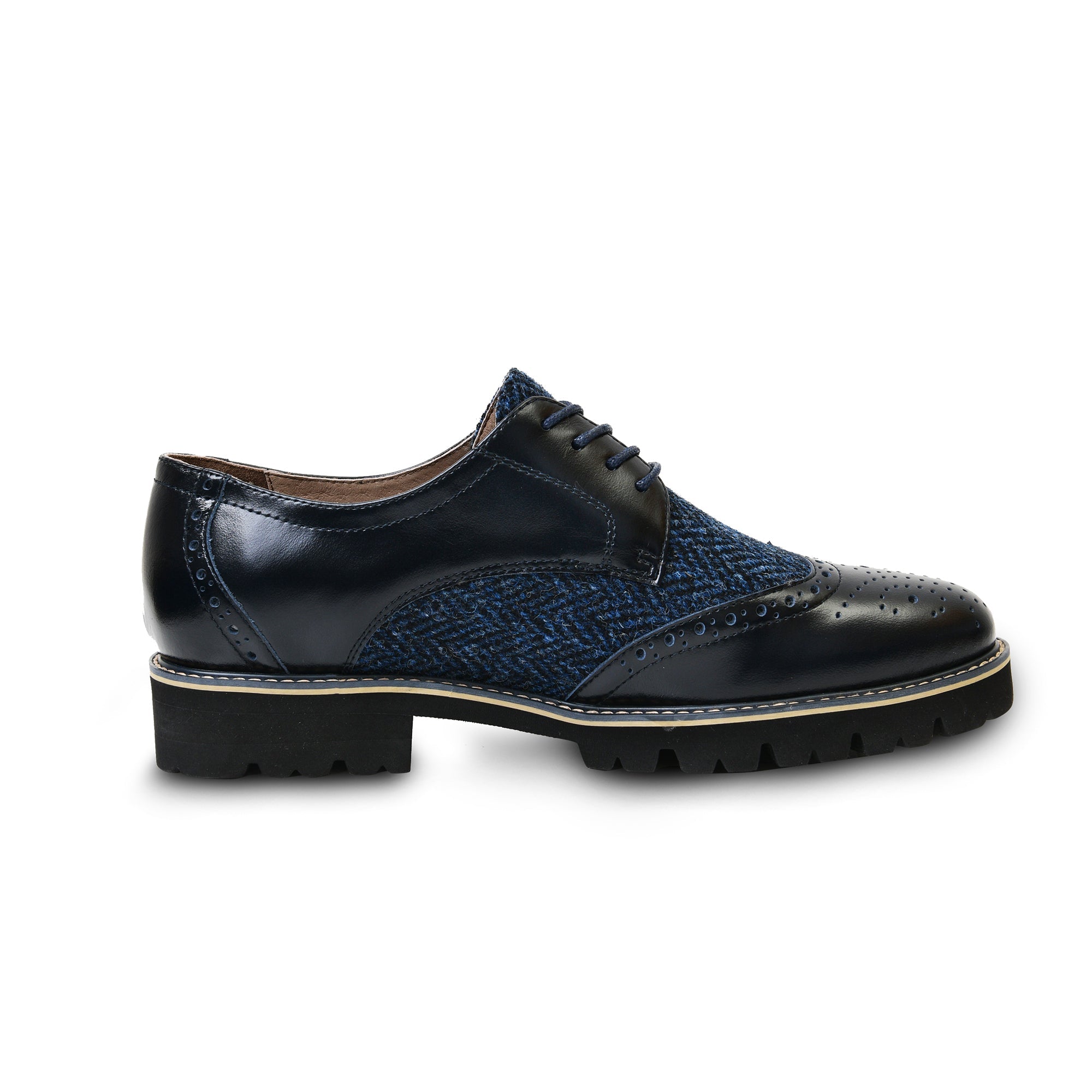 Navy brogue orders shoes ladies