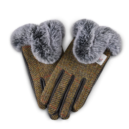 Ladies Faux-Fur Gloves